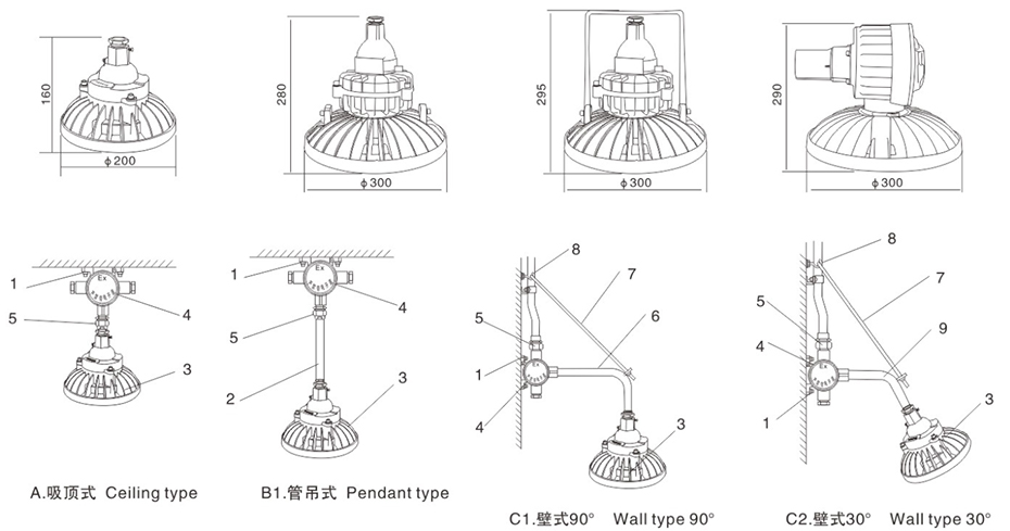 外形及安装尺寸 外形及安装尺寸