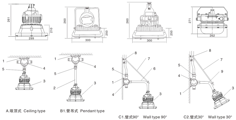 外形及安装尺寸 外形及安装尺寸